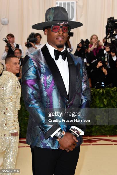 Cam Newton attends the Heavenly Bodies: Fashion & The Catholic Imagination Costume Institute Gala at The Metropolitan Museum of Art on May 7, 2018 in...