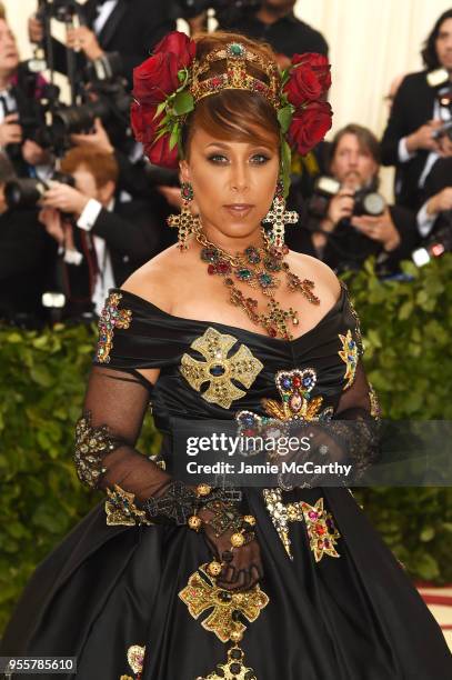 Marjorie Harvey attends the Heavenly Bodies: Fashion & The Catholic Imagination Costume Institute Gala at The Metropolitan Museum of Art on May 7,...