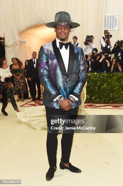 Cam Newton attends the Heavenly Bodies: Fashion & The Catholic Imagination Costume Institute Gala at The Metropolitan Museum of Art on May 7, 2018 in...