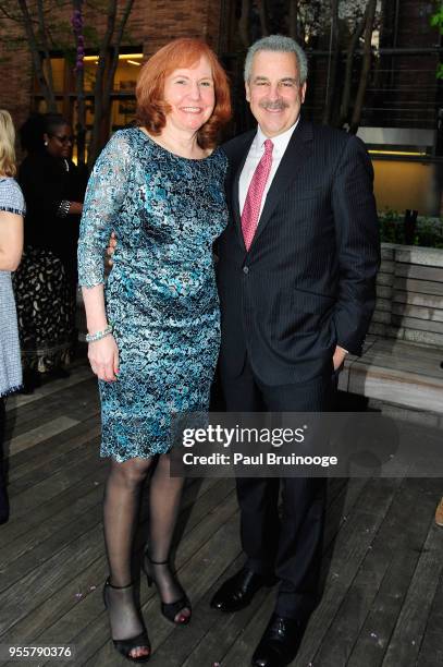 Karen Wagner and President of The Child Mind Institute Dr. Harold S. Koplewicz attend the 2018 Change Maker Awards at Carnegie Hall on May 7, 2018 in...