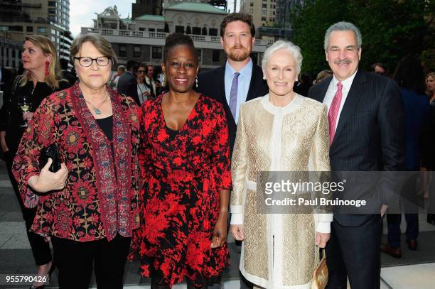 Jessie Close, First Lady of New York City Chirlane McCray, Calen Pick, Honoree and Co-founder of Bring Change 2 Mind Glenn Close and President of The...