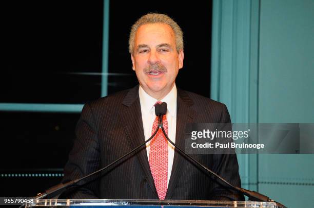 President of The Child Mind Institute Dr. Harold S. Koplewicz speaks onstage during the 2018 Change Maker Awards at Carnegie Hall on May 7, 2018 in...