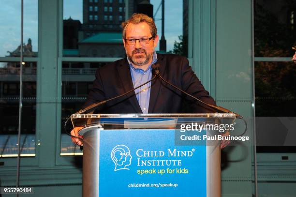 Director of the National Institute of Mental Health Dr. Josh Gordon speaks onstage during the 2018 Change Maker Awards at Carnegie Hall on May 7,...
