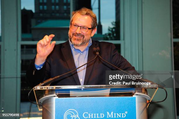 Director of the National Institute of Mental Health Dr. Josh Gordon speaks onstage during the 2018 Change Maker Awards at Carnegie Hall on May 7,...