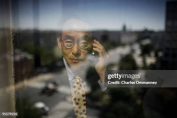 Secretary of Energy Steven Chu at the Department of Energy June 1, 2009 in Washington, DC. PUBLISHED IMAGE.