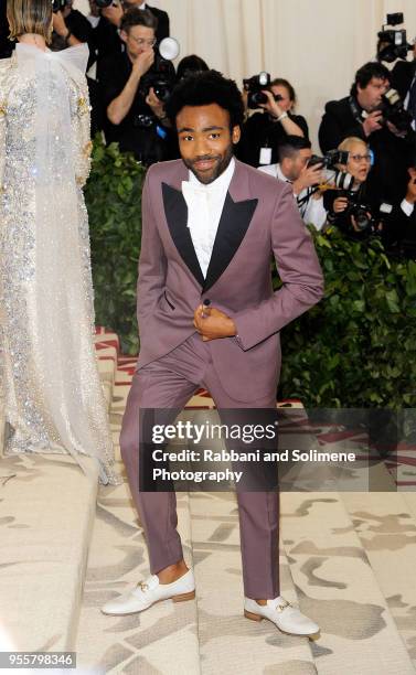 Donald Glover attends Heavenly Bodies: Fashion & The Catholic Imagination Costume Institute Gala at the Metropolitan Museum of Art in New York City.
