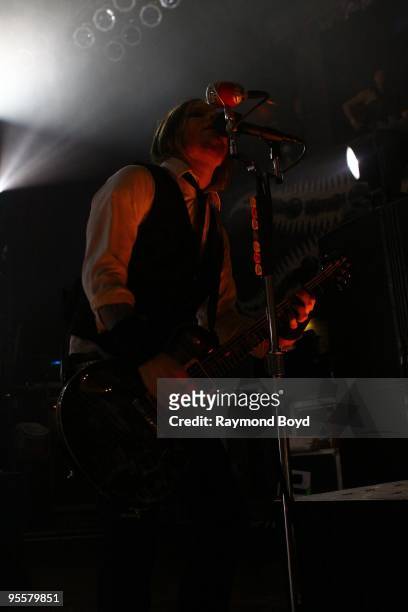 December 13: Guitarist Zach Myers of Shinedown performs at the House Of Blues in Chicago, Illinois on December 13, 2009.
