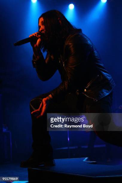 December 13: Singer Brent Smith of Shinedown performs at the House Of Blues in Chicago, Illinois on December 13, 2009.
