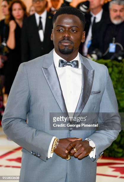 Daniel Kaluuya attends the Heavenly Bodies: Fashion & The Catholic Imagination Costume Institute Gala at Metropolitan Museum of Art on May 7, 2018 in...