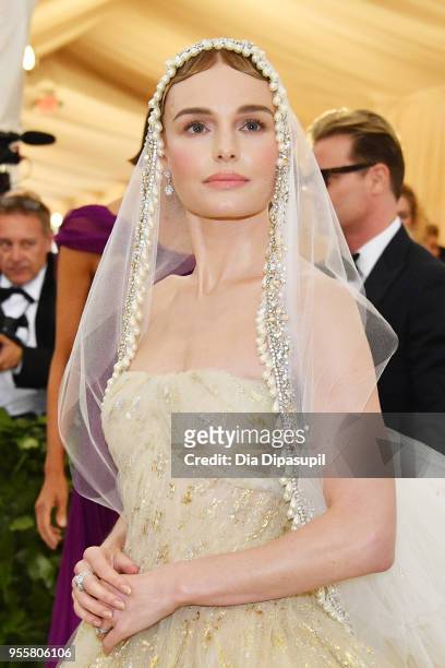 Kate Bosworth attends the Heavenly Bodies: Fashion & The Catholic Imagination Costume Institute Gala at The Metropolitan Museum of Art on May 7, 2018...
