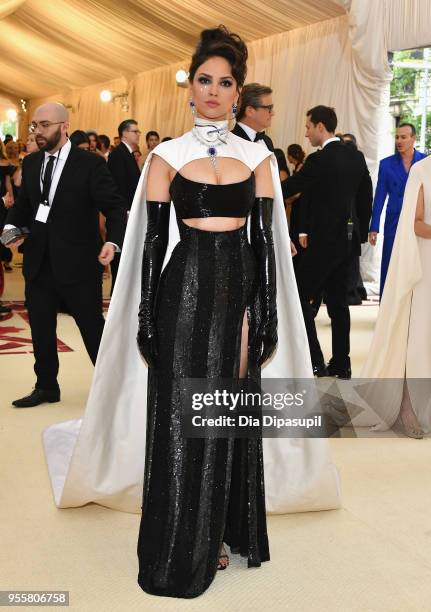 Eiza Gonzalez attends the Heavenly Bodies: Fashion & The Catholic Imagination Costume Institute Gala at The Metropolitan Museum of Art on May 7, 2018...