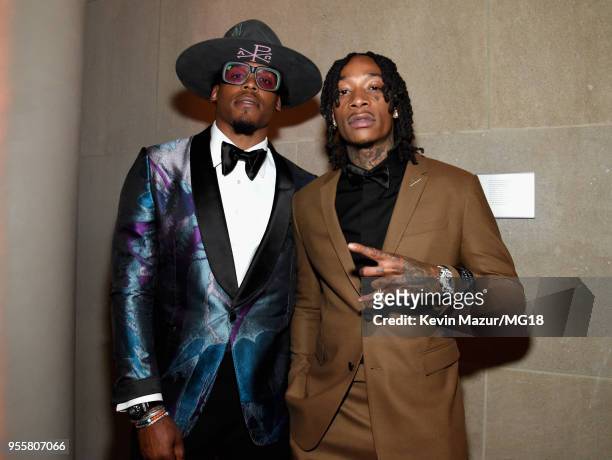 Cam Newton and Wiz Khalifa attend the Heavenly Bodies: Fashion & The Catholic Imagination Costume Institute Gala at The Metropolitan Museum of Art on...