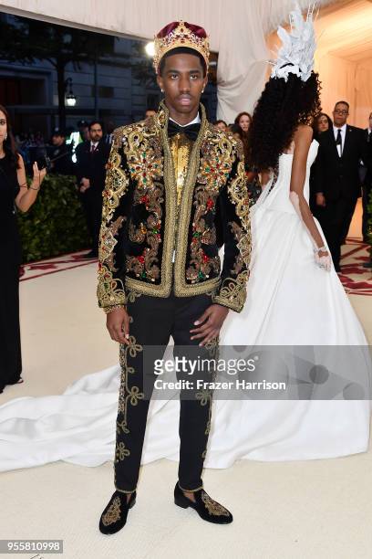 Christian Combs attends the Heavenly Bodies: Fashion & The Catholic Imagination Costume Institute Gala at The Metropolitan Museum of Art on May 7,...
