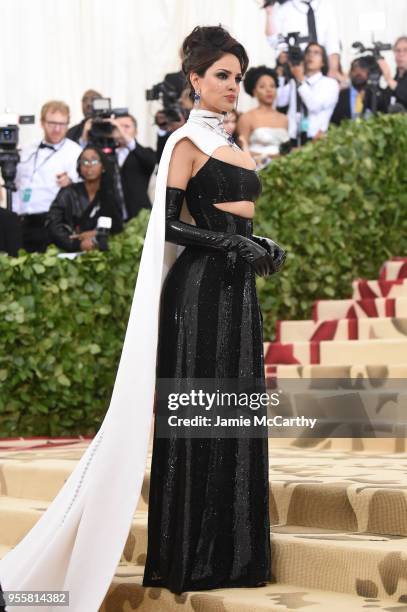 Eiza Gonzalez attends the Heavenly Bodies: Fashion & The Catholic Imagination Costume Institute Gala at The Metropolitan Museum of Art on May 7, 2018...