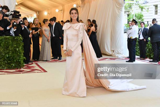 Ariana Rockefeller attends the Heavenly Bodies: Fashion & The Catholic Imagination Costume Institute Gala at The Metropolitan Museum of Art on May 7,...