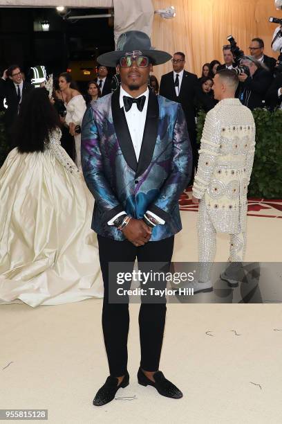 Cam Newton attends "Heavenly Bodies: Fashion & the Catholic Imagination", the 2018 Costume Institute Benefit at Metropolitan Museum of Art on May 7,...