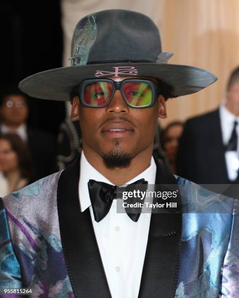 Cam Newton attends "Heavenly Bodies: Fashion & the Catholic Imagination", the 2018 Costume Institute Benefit at Metropolitan Museum of Art on May 7,...