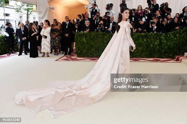 Ariana Rockefeller attends the Heavenly Bodies: Fashion & The Catholic Imagination Costume Institute Gala at The Metropolitan Museum of Art on May 7,...