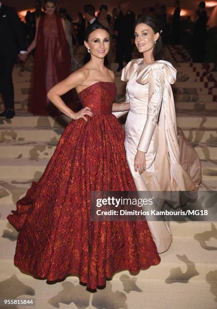 Georgina Bloomberg and Ariana Rockefeller attend the Heavenly Bodies: Fashion & The Catholic Imagination Costume Institute Gala at The Metropolitan...