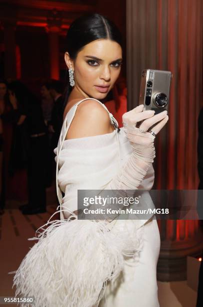 Kendall Jenner attends the Heavenly Bodies: Fashion & The Catholic Imagination Costume Institute Gala at The Metropolitan Museum of Art on May 7,...