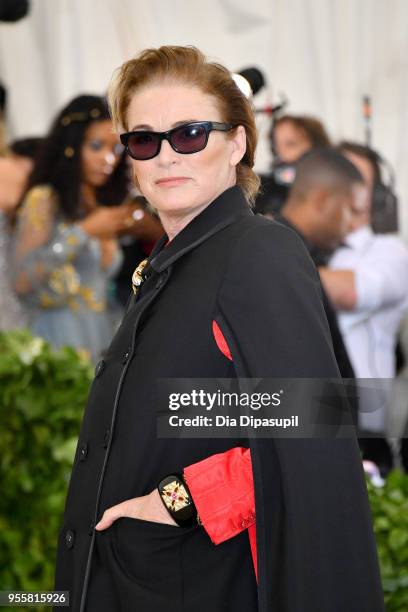 Lisa Love attends the Heavenly Bodies: Fashion & The Catholic Imagination Costume Institute Gala at The Metropolitan Museum of Art on May 7, 2018 in...