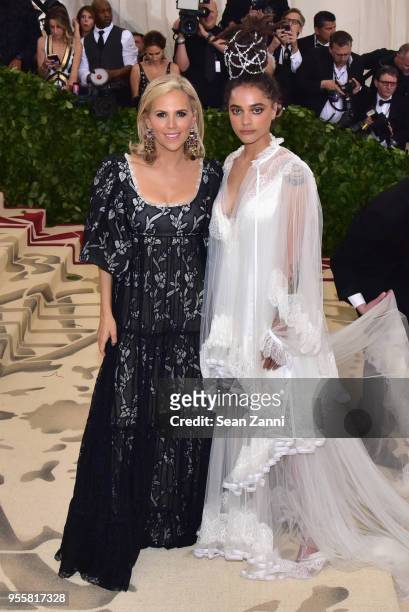 Tory Burch and Sasha Lane attend the Heavenly Bodies: Fashion & The Catholic Imagination Costume Institute Gala at The Metropolitan Museum of Art on...