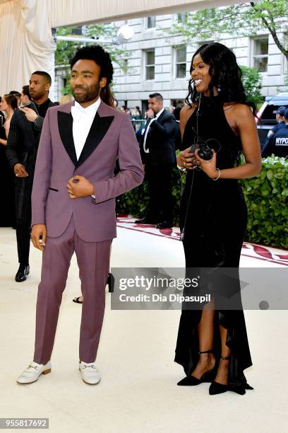 Donald Glover and guest attend the Heavenly Bodies: Fashion & The Catholic Imagination Costume Institute Gala at The Metropolitan Museum of Art on...