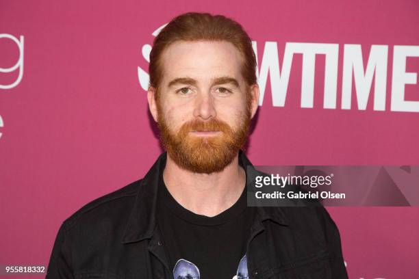 Andrew Santino arrives for the premiere of Showtime's "I'm Dying Up Here" Season 2 at Good Times at Davey Wayne's on May 7, 2018 in Los Angeles,...