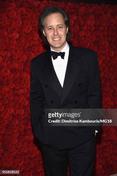 David Lauren attends the Heavenly Bodies: Fashion & The Catholic Imagination Costume Institute Gala at The Metropolitan Museum of Art on May 7, 2018...