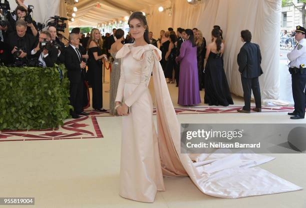 Ariana Rockefeller attends the Heavenly Bodies: Fashion & The Catholic Imagination Costume Institute Gala at The Metropolitan Museum of Art on May 7,...