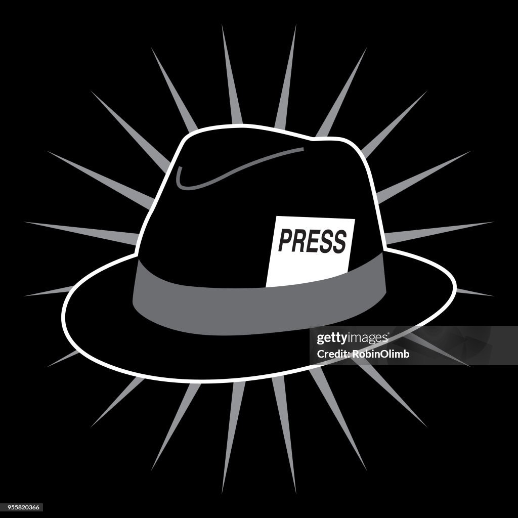 Black Hat PRESS Card Icon