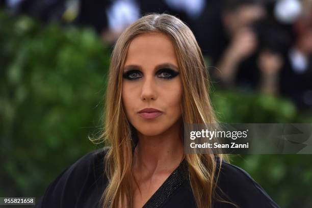 Allegra Versace attends the Heavenly Bodies: Fashion & The Catholic Imagination Costume Institute Gala at The Metropolitan Museum of Art on May 7,...