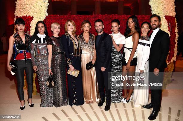 Doona Bae, Jennifer Connelly, Michelle Williams, Emma Stone, Riley Keough, Nicolas Ghesquiere, Alicia Vikander, Laura Harrier, Ruth Negga and Justin...