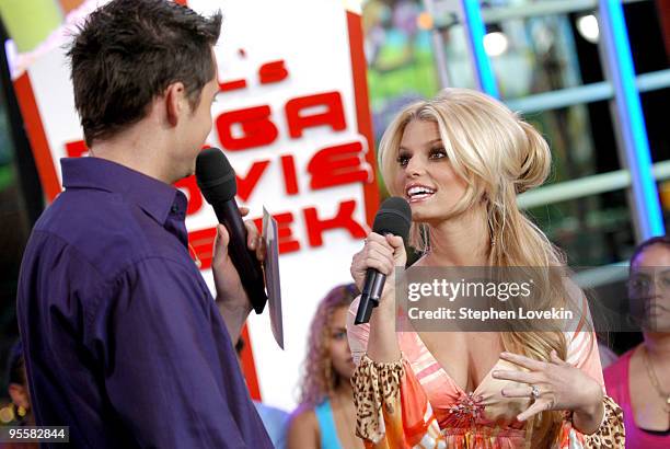 Damien Fahey and Jessica Simpson