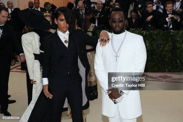 Cassie and Diddy "Heavenly Bodies: Fashion & the Catholic Imagination", the 2018 Costume Institute Benefit at Metropolitan Museum of Art on May 7,...