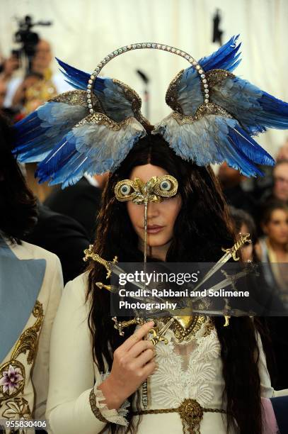 Lana Del Rey attends Heavenly Bodies: Fashion & The Catholic Imagination Costume Institute Gala a the Metropolitan Museum of Art in New York City.