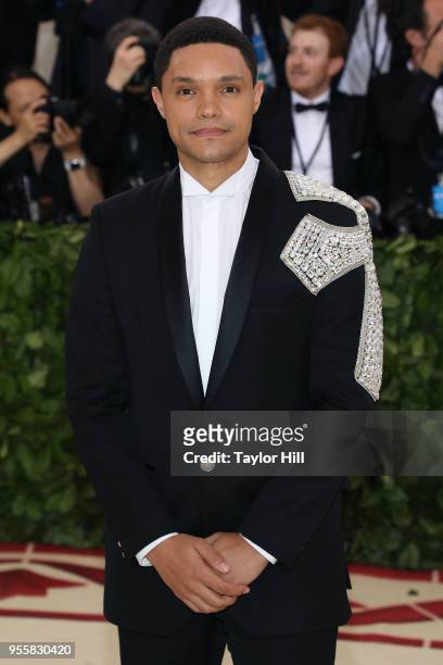 Trevor Noah attends "Heavenly Bodies: Fashion & the Catholic Imagination", the 2018 Costume Institute Benefit at Metropolitan Museum of Art on May 7,...
