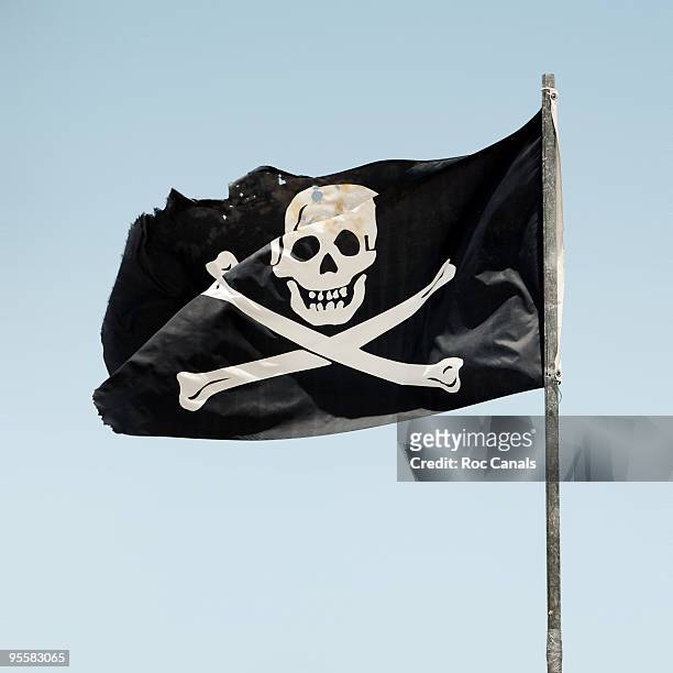 jolly roger - pirate flag - fotografias e filmes do acervo