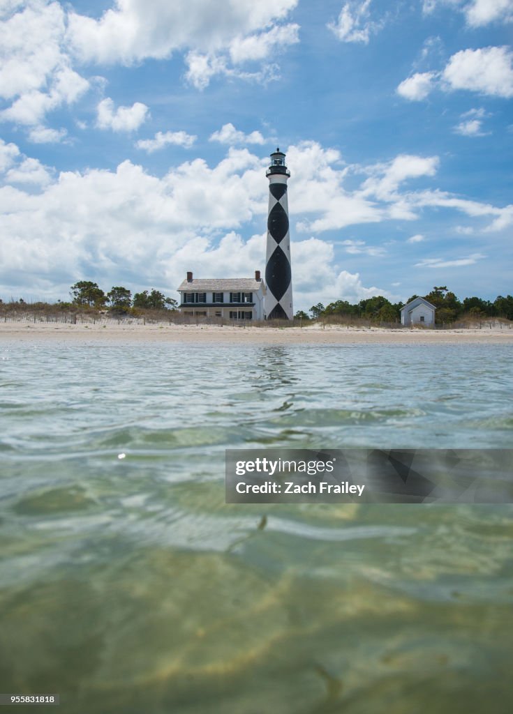 Cape Lookout Lighthouse Across the Sound