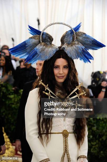 Lana Del Rey attends Heavenly Bodies: Fashion & The Catholic Imagination Costume Institute Gala at the Metropolitan Museum of Art in New York City.