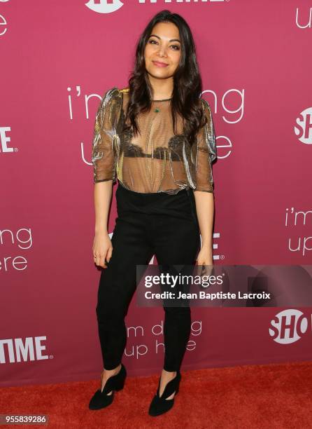 Ginger Gonzaga attends the premiere of Showtime's "I'm Dying Up Here" Season 2 on May 067, 2018 in Hollywood, California.