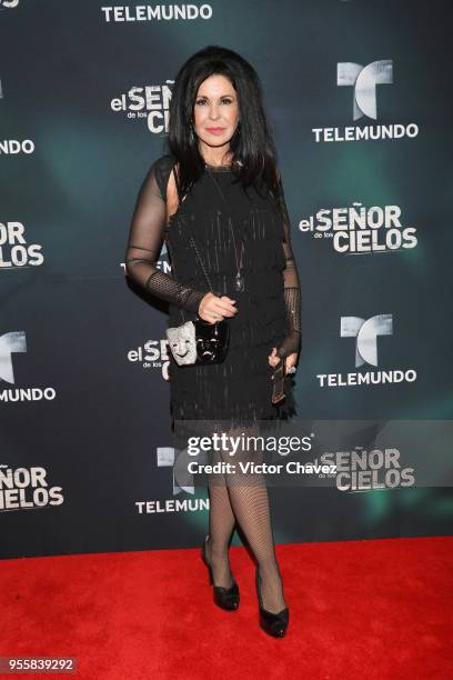 Maria Conchita Alonso attends El Senor De los Cielos Season 6 premiere red carpet at Torre Virrelles on May 7, 2018 in Mexico City, Mexico.