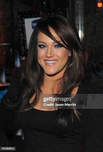 Personality Lacey Schwimmer at the Swag Suite during US Weekly's Hot Hollywood 2009 party at Voyeur on November 18, 2009 in West Hollywood,...