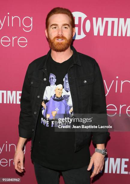 Andrew Santino attends the premiere of Showtime's "I'm Dying Up Here" Season 2 on May 067, 2018 in Hollywood, California.