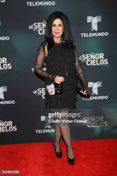 Maria Conchita Alonso attends El Senor De los Cielos Season 6 premiere red carpet at Torre Virrelles on May 7, 2018 in Mexico City, Mexico.