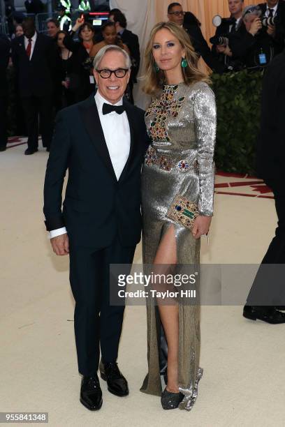 Tommy Hilfiger and Dee Ocleppo attend "Heavenly Bodies: Fashion & the Catholic Imagination", the 2018 Costume Institute Benefit at Metropolitan...