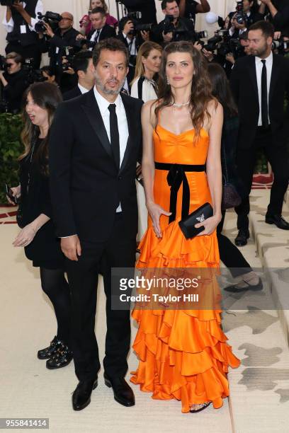Guy Oseary and Michelle Alves attend "Heavenly Bodies: Fashion & the Catholic Imagination", the 2018 Costume Institute Benefit at Metropolitan Museum...