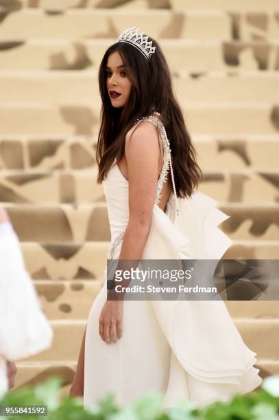 Hailee Steinfeld attends Heavenly Bodies: Fashion & The Catholic Imagination Costume Institute Gala at Metropolitan Museum of Art on May 7, 2018 in...