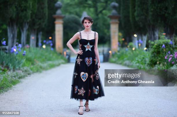 Anna CHIPOVSKAYA arrives at Parfums Christian Dior Cocktail And Dinner At La Colle Noire on May 7, 2018 in Mandelieu-la-Napoule, France.