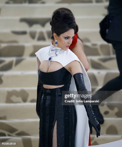 Eiza Gonzalez attends Heavenly Bodies: Fashion & The Catholic Imagination Costume Institute Gala at The Metropolitan Museum of Art on May 7, 2018 in...